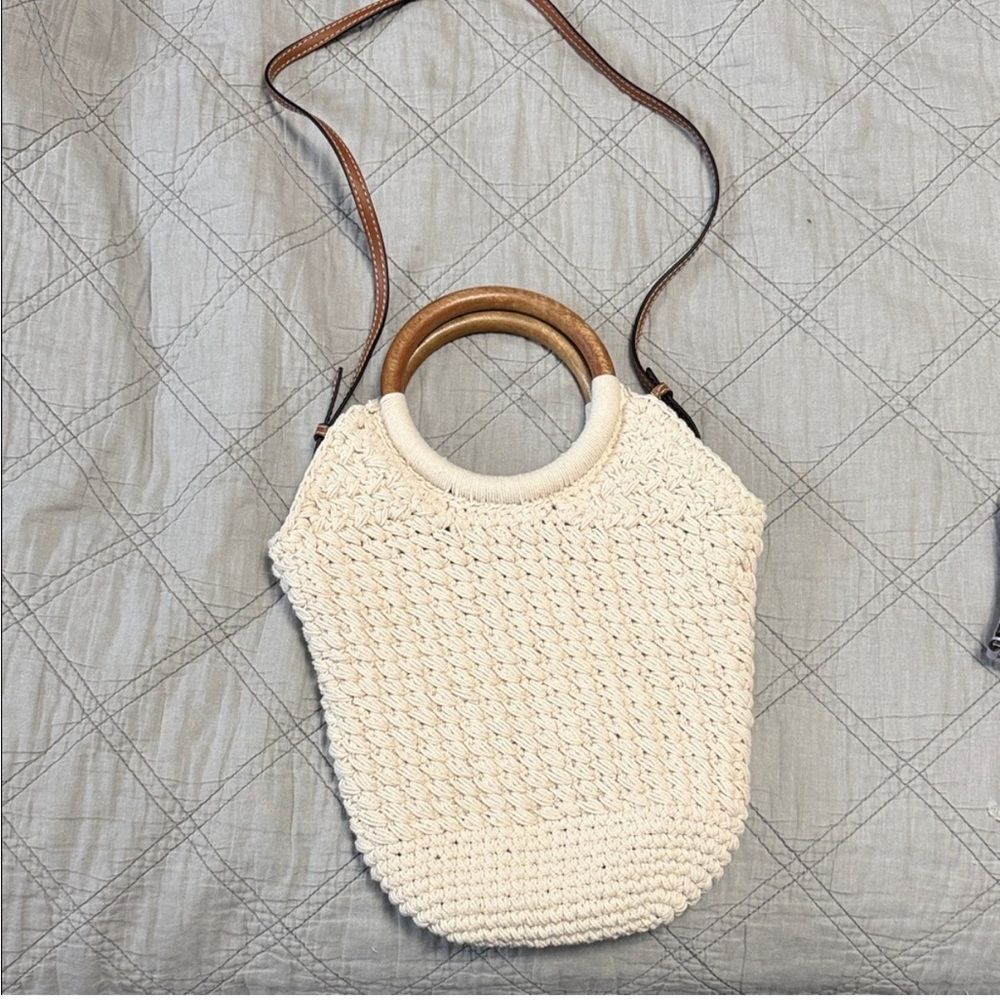 Zara Macramé bucket bag - Picture 6 of 11